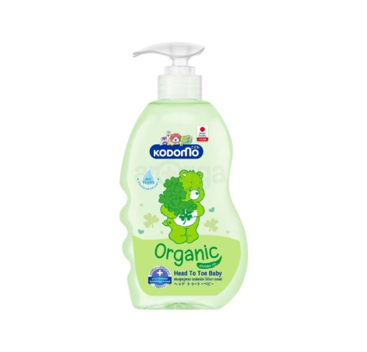 Kodomo Organic Head-to-Toe Wash with Jojoba Oil - 400ml