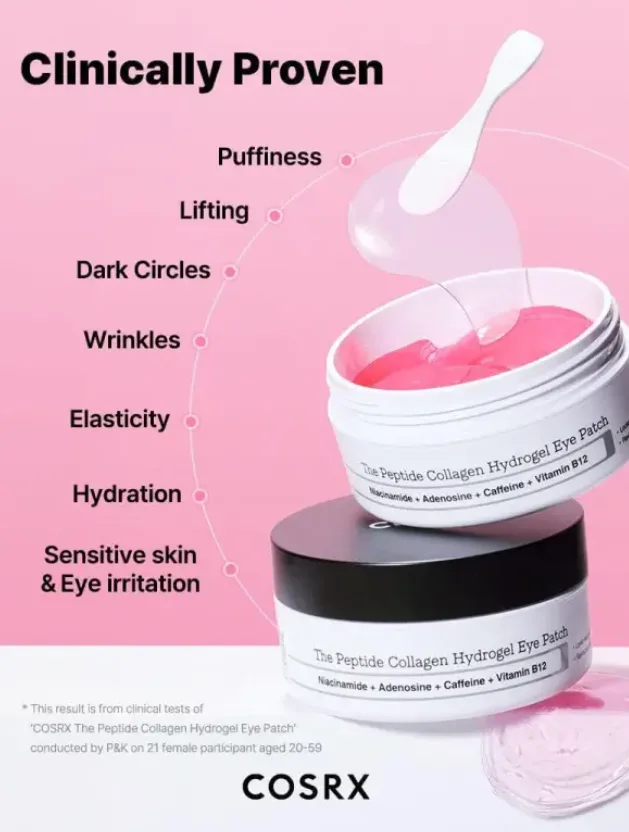 The Peptide Collagen Hydrogel Eye Patch - 60 Patches
