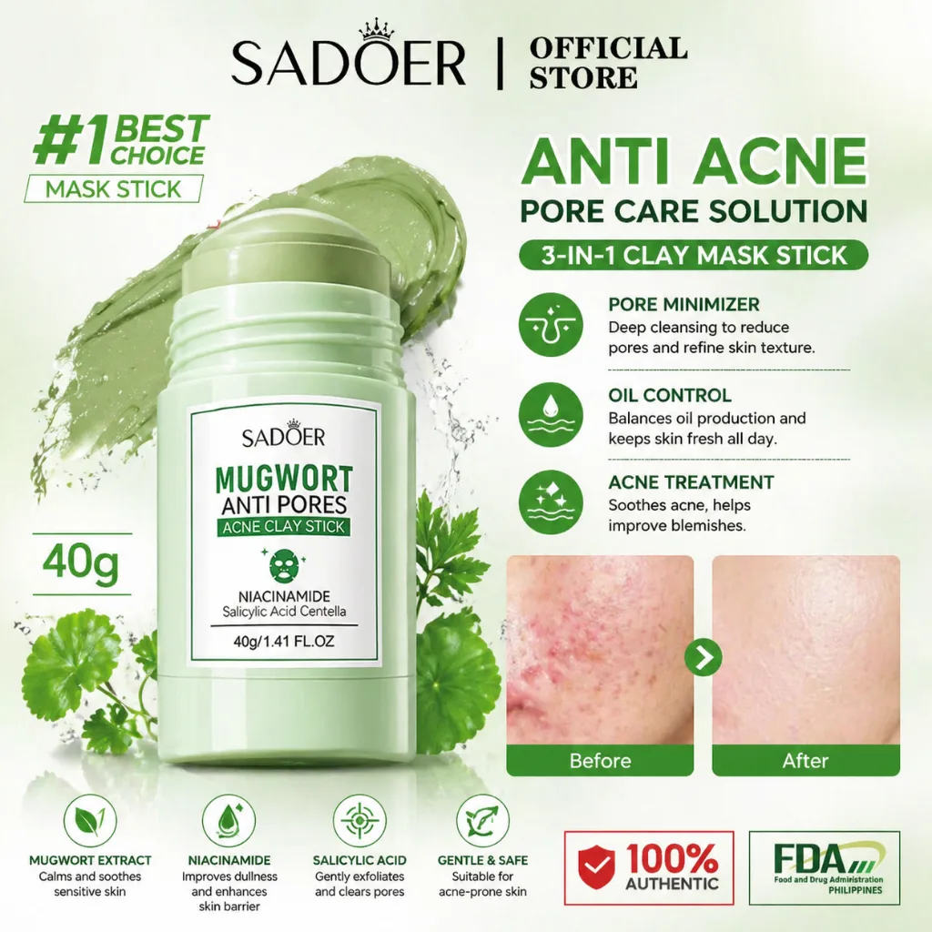 SADOER Multi-Effect Clay Mask Stick angle 2